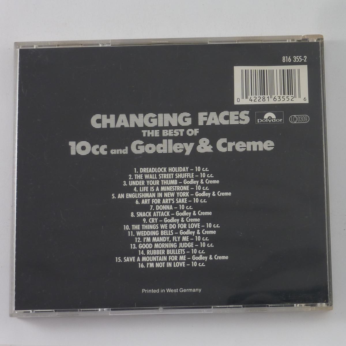 10cc And Godley & Creme Changing Faces (The Best Of 10cc And Godley & Creme) CD Compilation