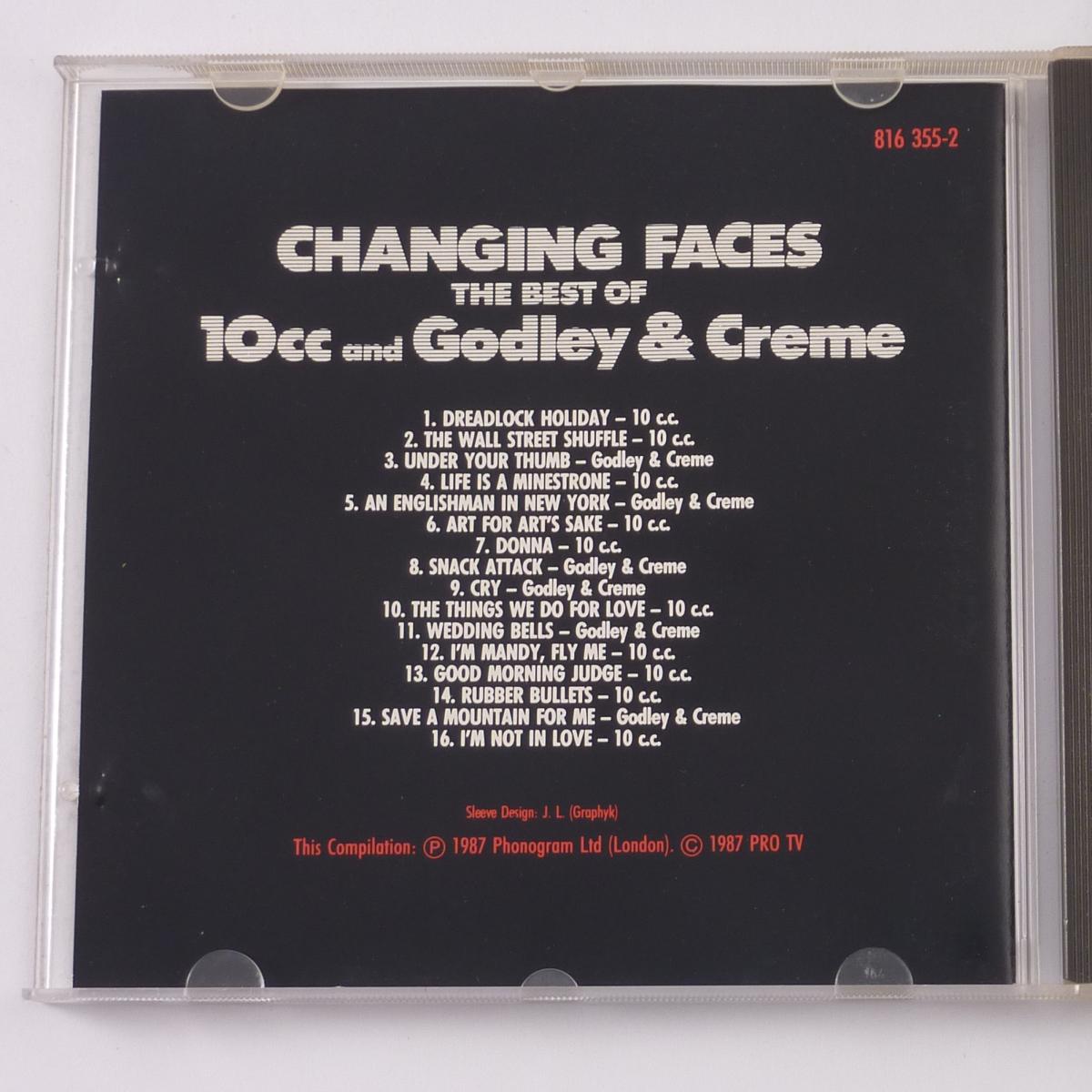 10cc And Godley & Creme Changing Faces (The Best Of 10cc And Godley & Creme) CD Compilation