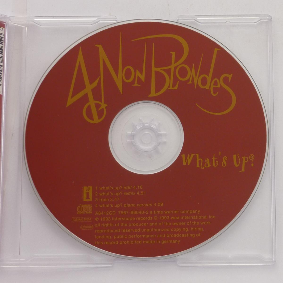 4 Non Blondes What's Up? CD Single