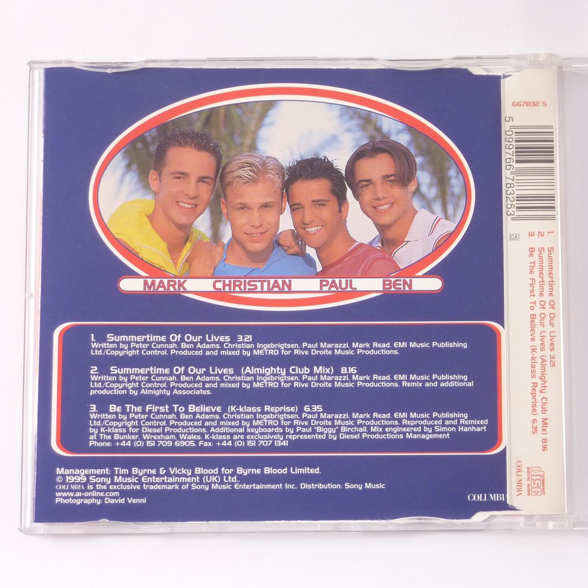 A1 Summertime Of Our Lives CD Single Limited Edition Poster