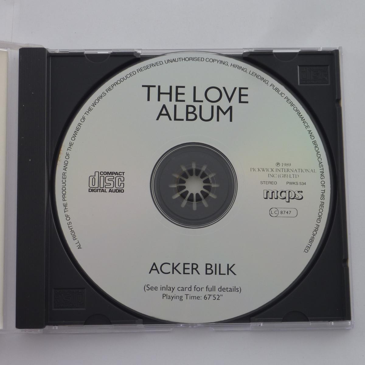 Acker Bilk The Love Album CD Album