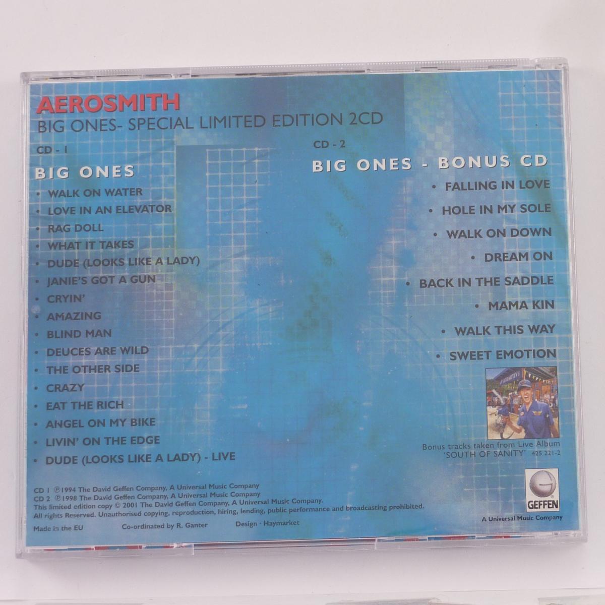 Aerosmith Big Ones CD Compilation Reissue Remastered CD All Media Special Edition
