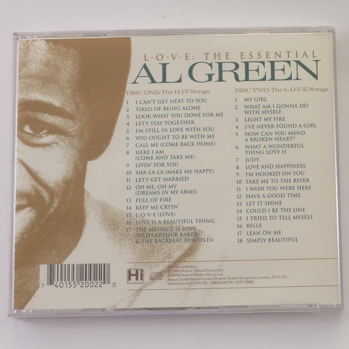 Al Green L-O-V-E: The Essential Al Green 2 × CD Compilation