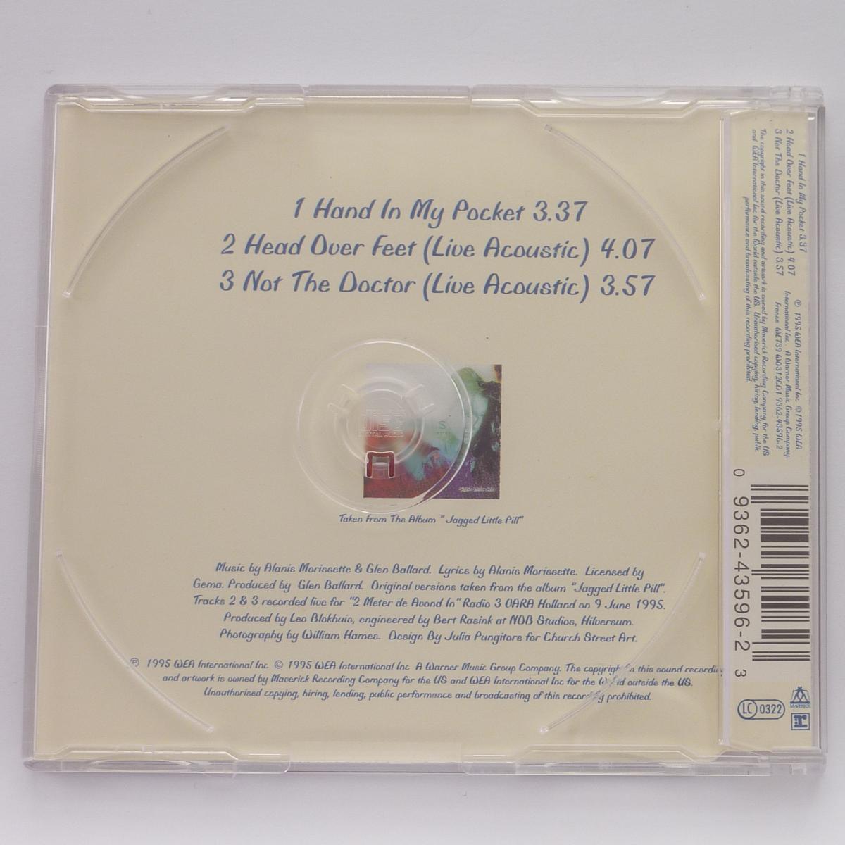 Alanis Morissette Hand In My Pocket CD Single CD1
