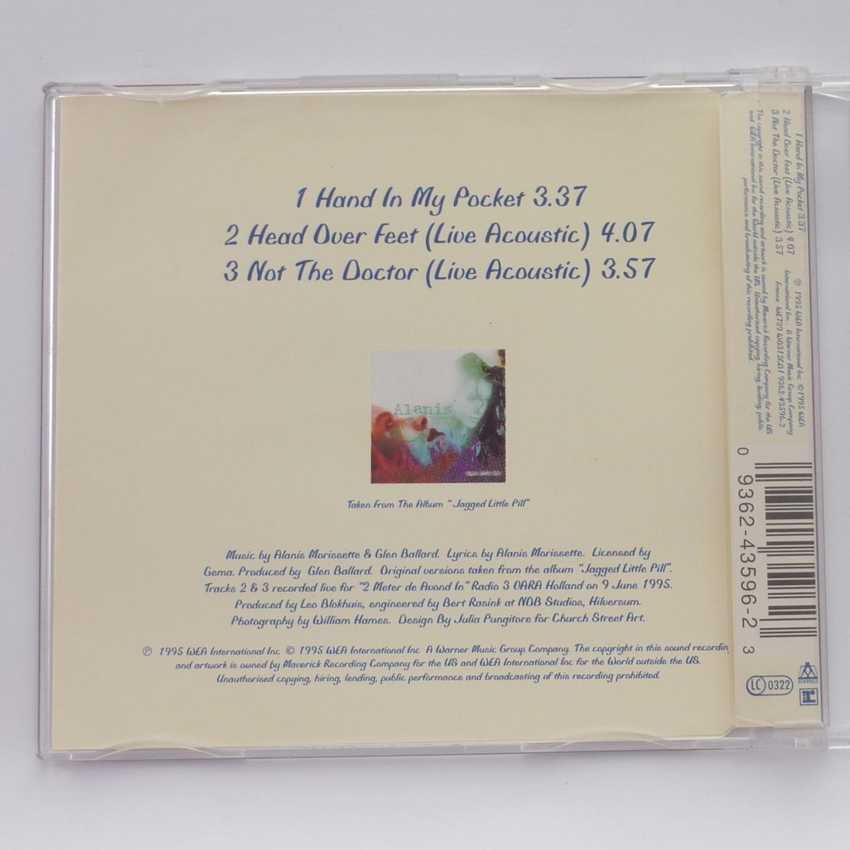 Alanis Morissette Hand In My Pocket CD Single CD1