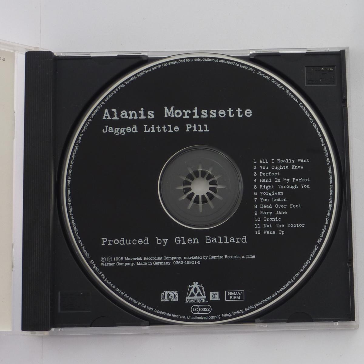 Alanis Morissette Jagged Little Pill CD Album