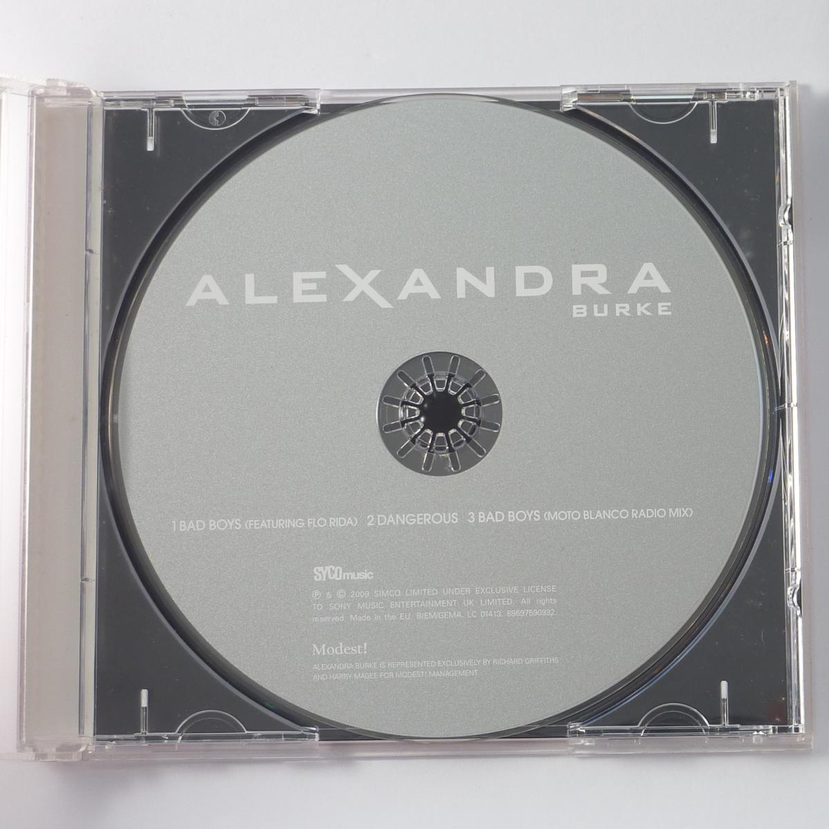 Alexandra Burke Featuring Flo Rida Bad Boys CD Single Poster-sleeve