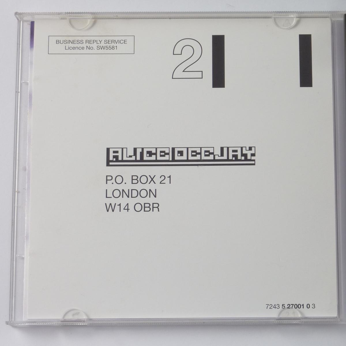 Alice Deejay Who Needs Guitars Anyway? CD Album Enhanced