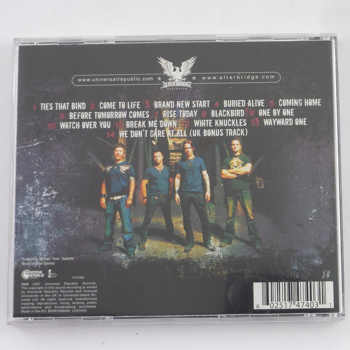 Alter Bridge Blackbird CD Album