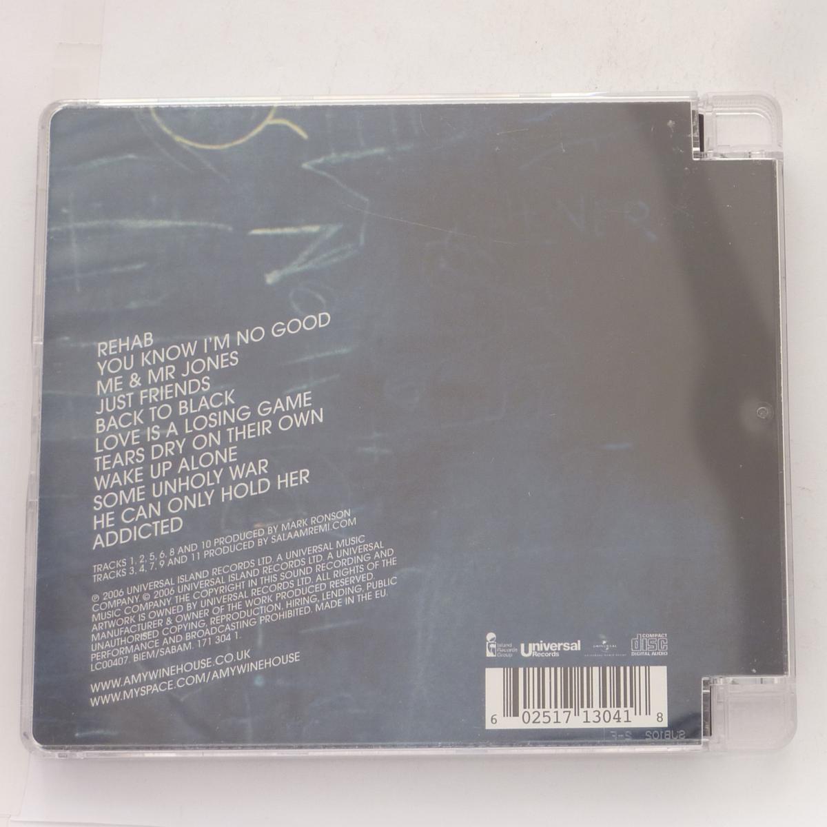 Amy Winehouse Back To Black CD Album Special Edition Super Jewel Box