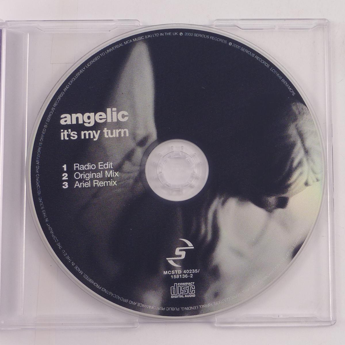 Angelic It's My Turn CD Single