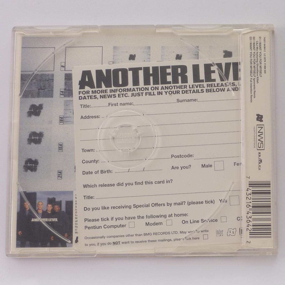 Another Level I Want You For Myself CD Single CD2