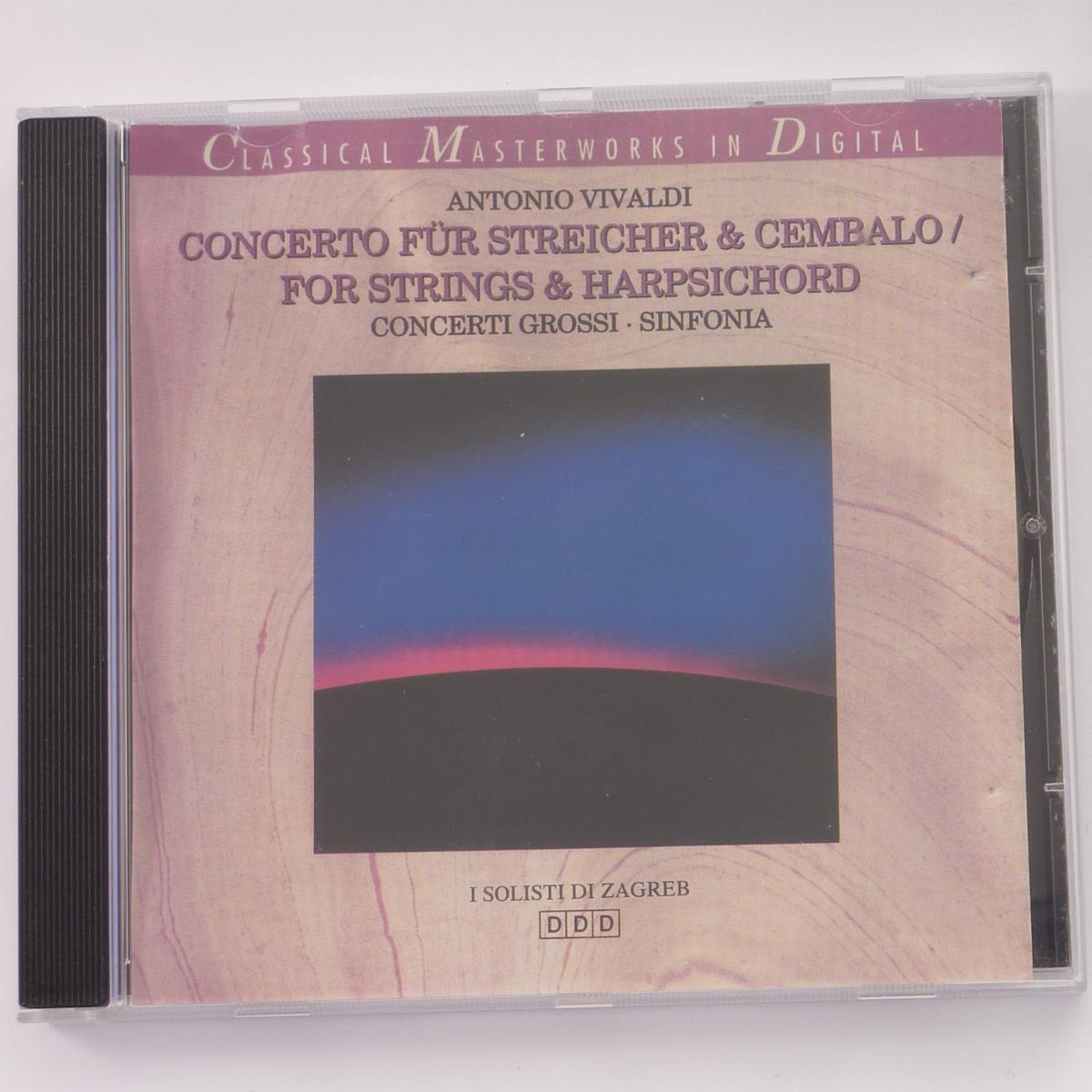 Antonio Vivaldi - I Solisti Di Zagreb Concerto Für Streicher & Cembalo = For Strings & Harpsichord (Concerti Grossi • Sinfonia) CD Album Reissue