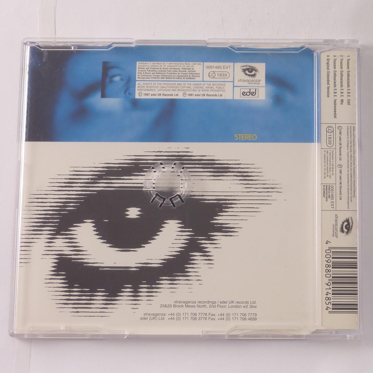 Armin Blue Fear CD Single Stereo