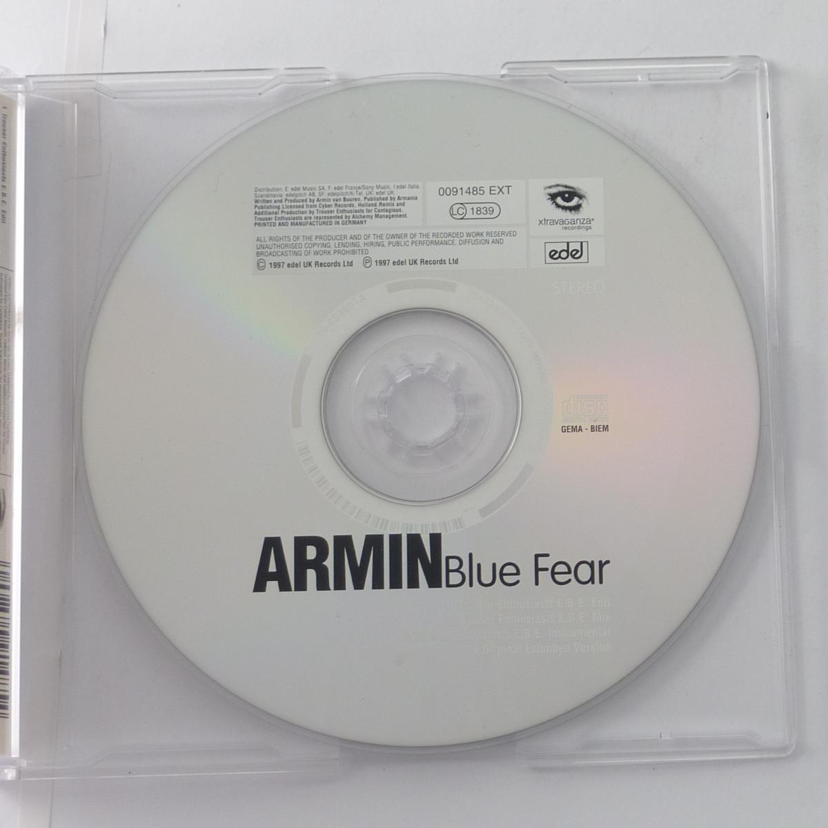 Armin Blue Fear CD Single Stereo