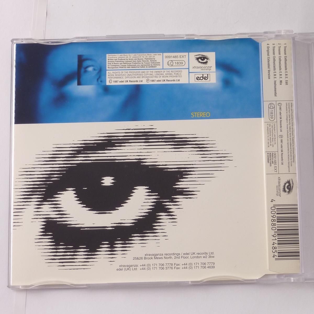 Armin Blue Fear CD Single Stereo