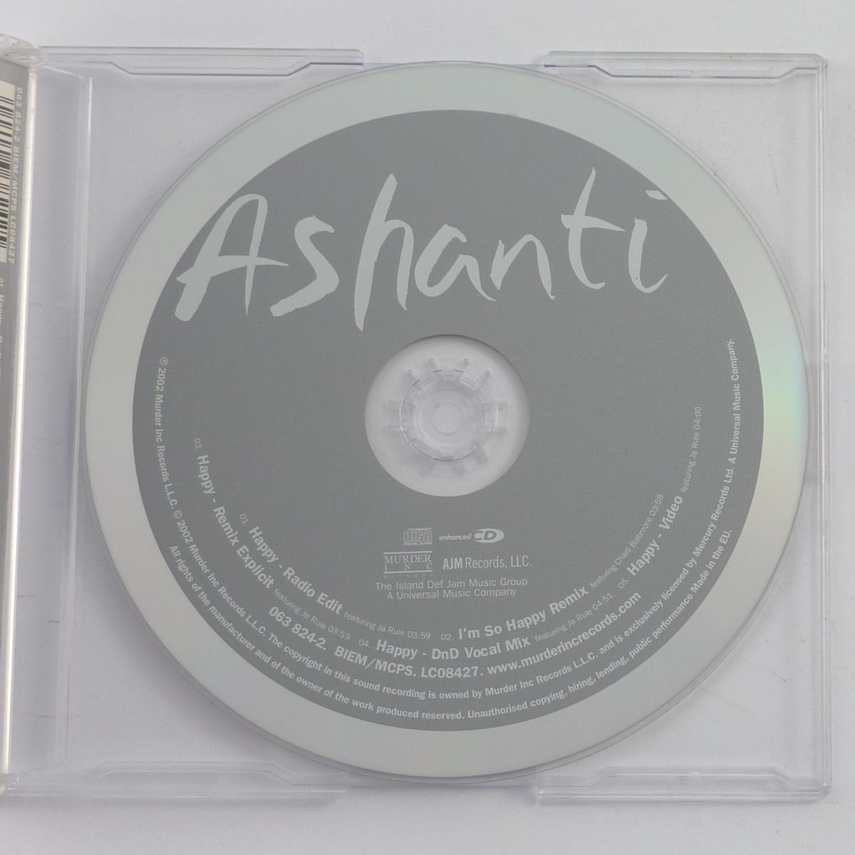 Ashanti Happy CD Single Enhanced