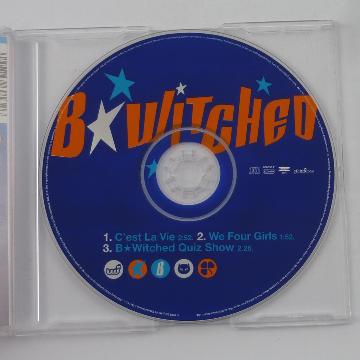 B*Witched C'est La Vie CD Single