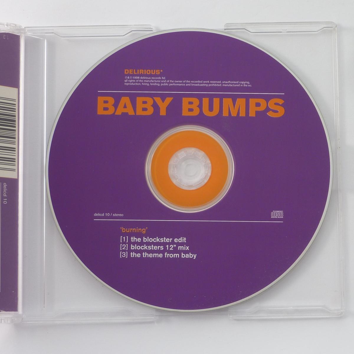 Baby Bumps Burning CD Single Stereo