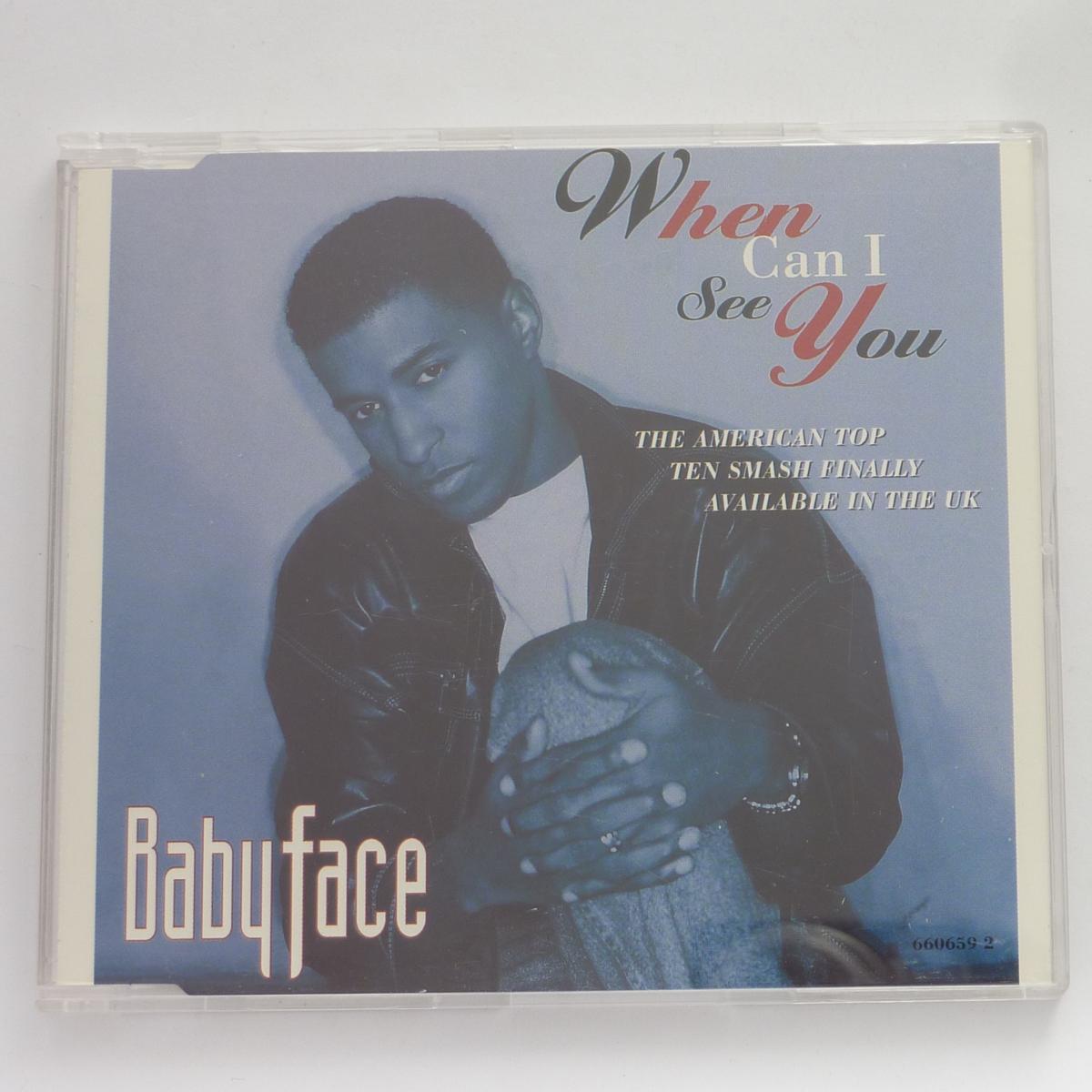 Babyface When Can I See You CD Single