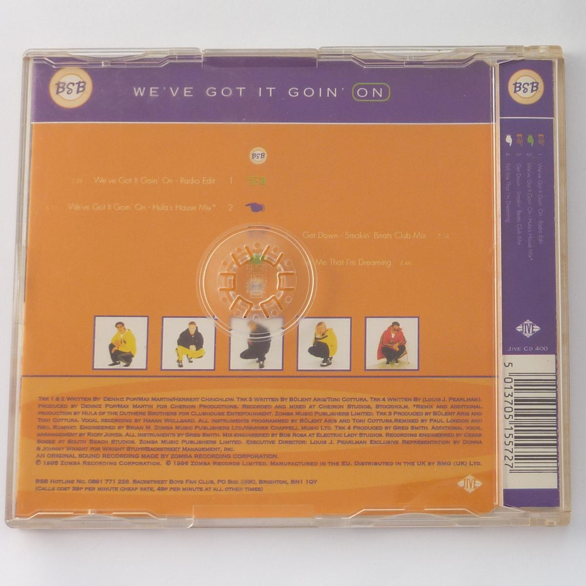 Backstreet Boys We've Got It Goin' On CD Single Reissue CD1