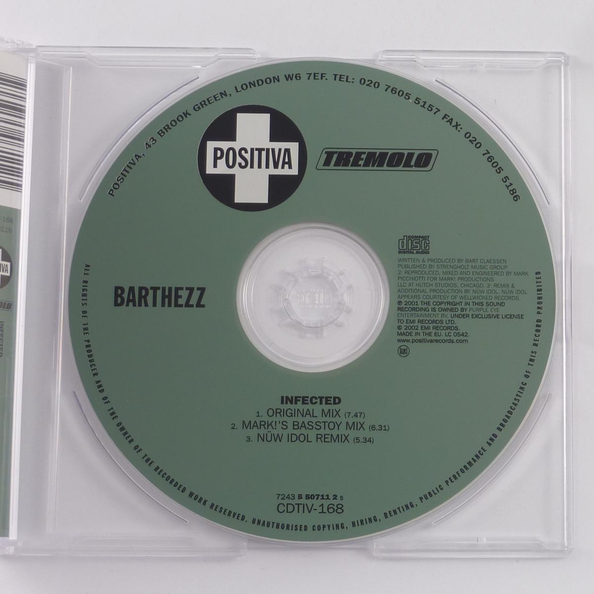 Barthezz Infected CD Single CD2