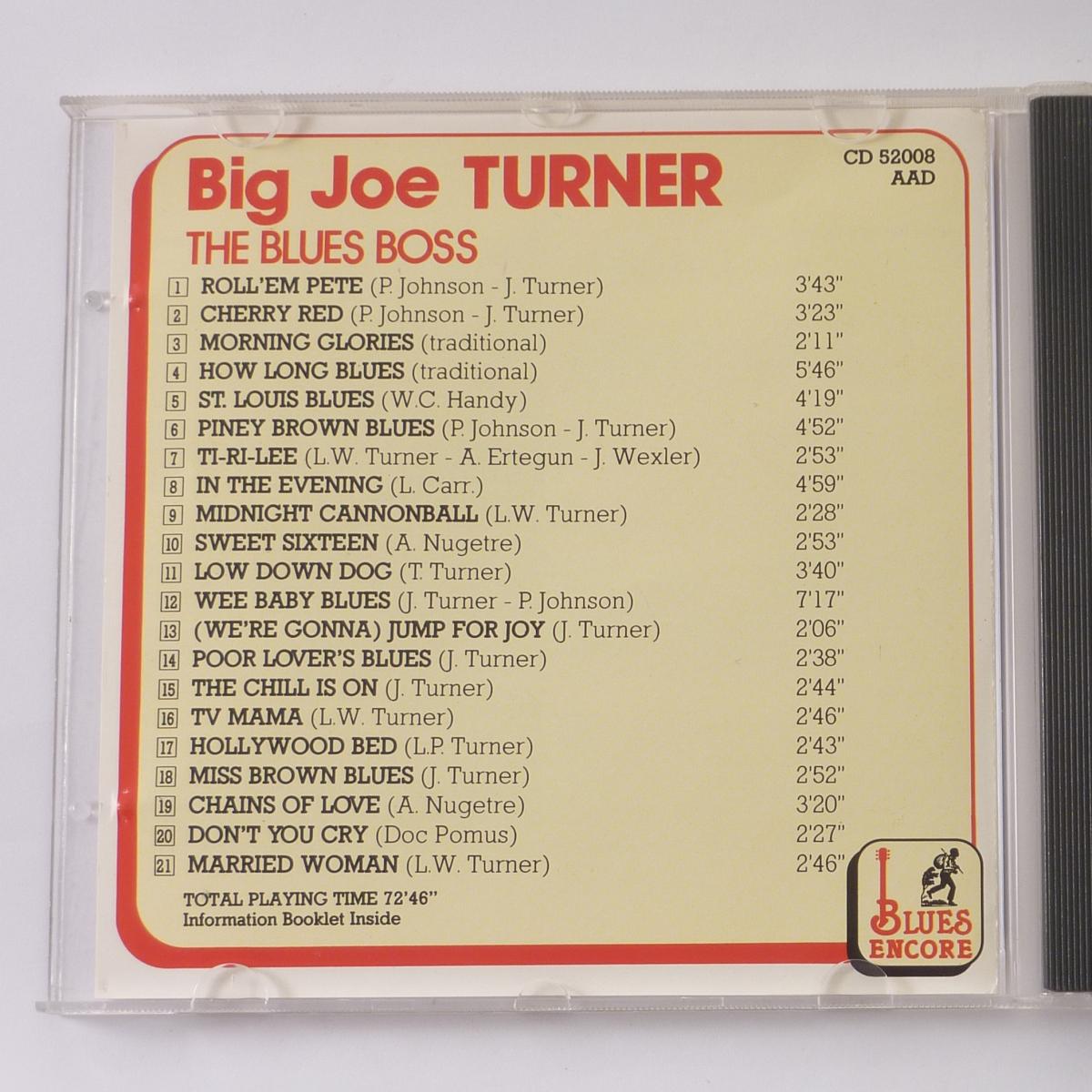 Big Joe Turner The Blues Boss CD Compilation
