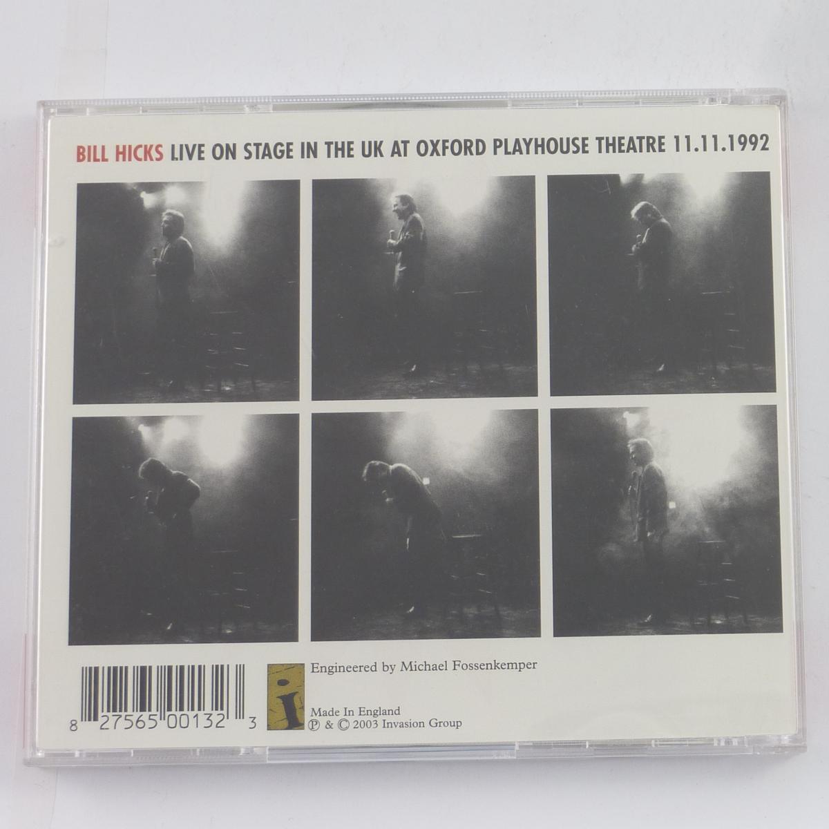 Bill Hicks Shock And Awe: Live At Oxford Playhouse 11 November 1992 CD