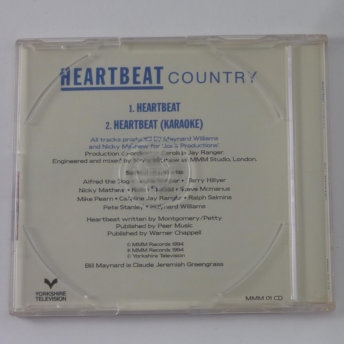 Bill Maynard is Claude Jeremiah Greengrass Heartbeat Country CD Single Promo