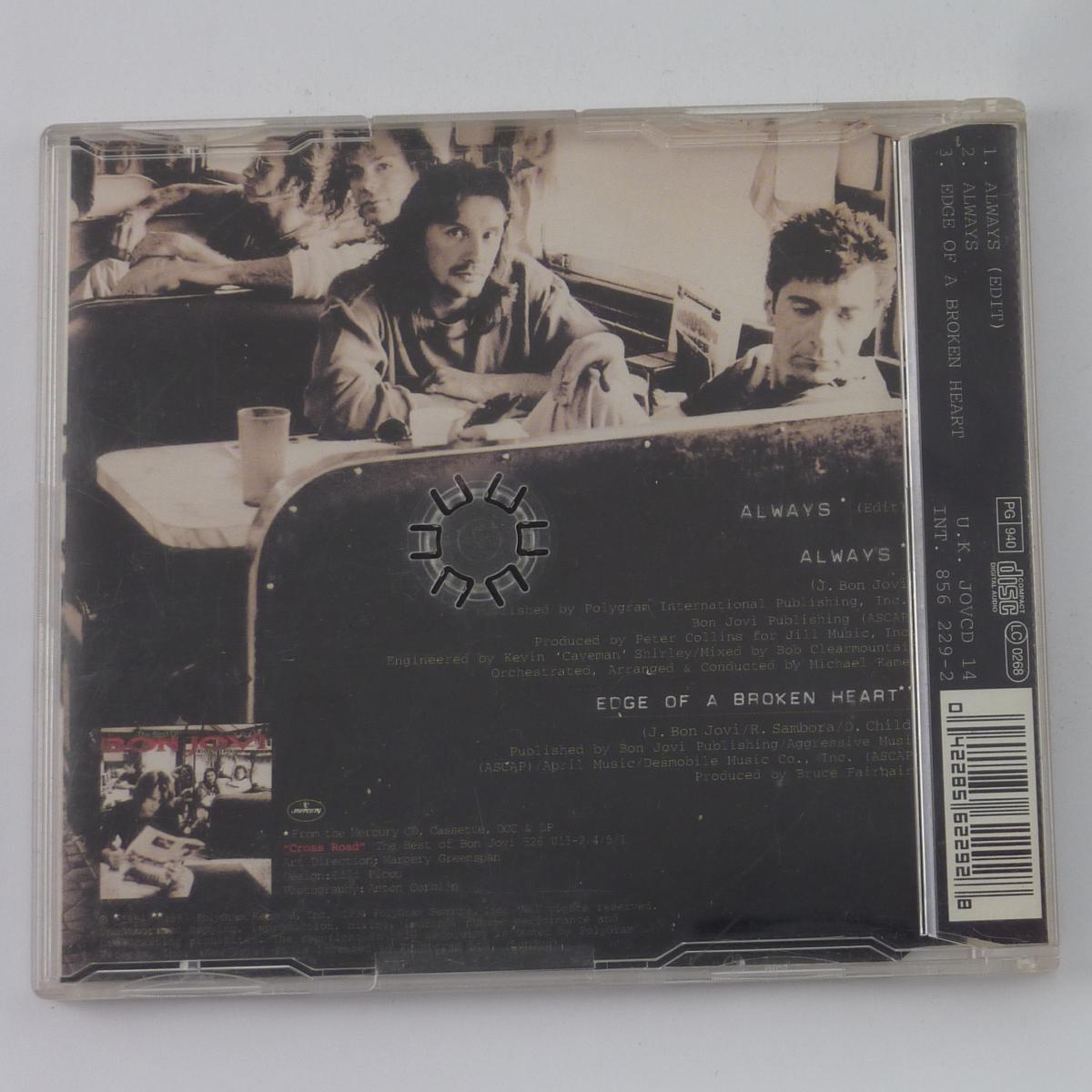 Bon Jovi Always CD Single