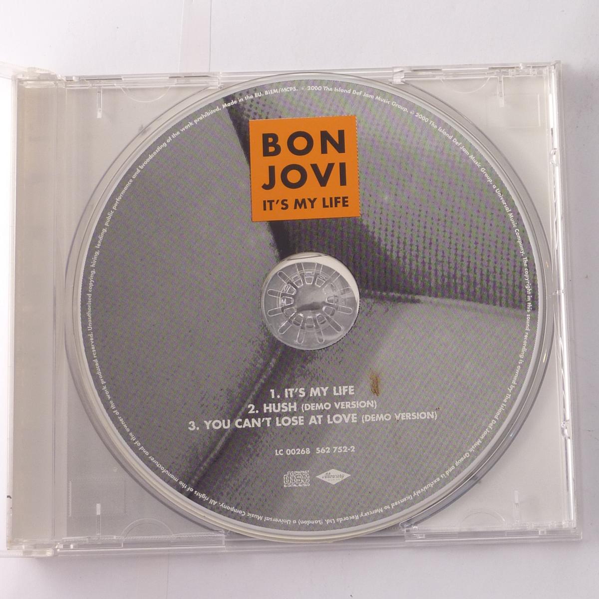 Bon Jovi It's My Life CD Single