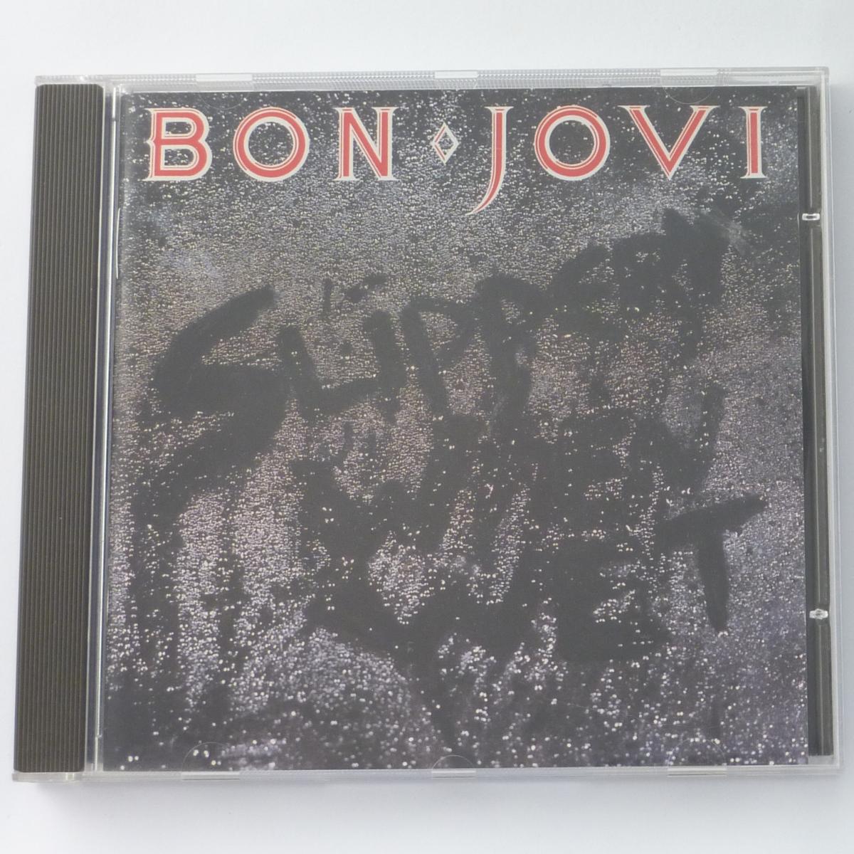 Bon Jovi Slippery When Wet CD Album Reissue Repress Stereo PMDC France