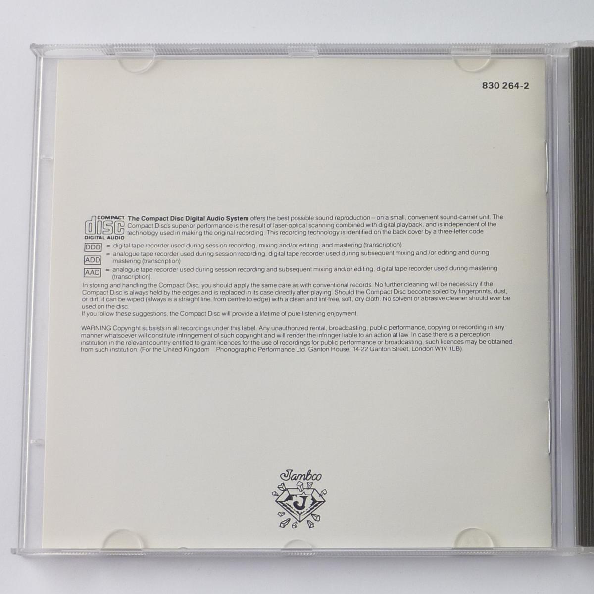 Bon Jovi Slippery When Wet CD Album Reissue Repress Stereo PMDC France