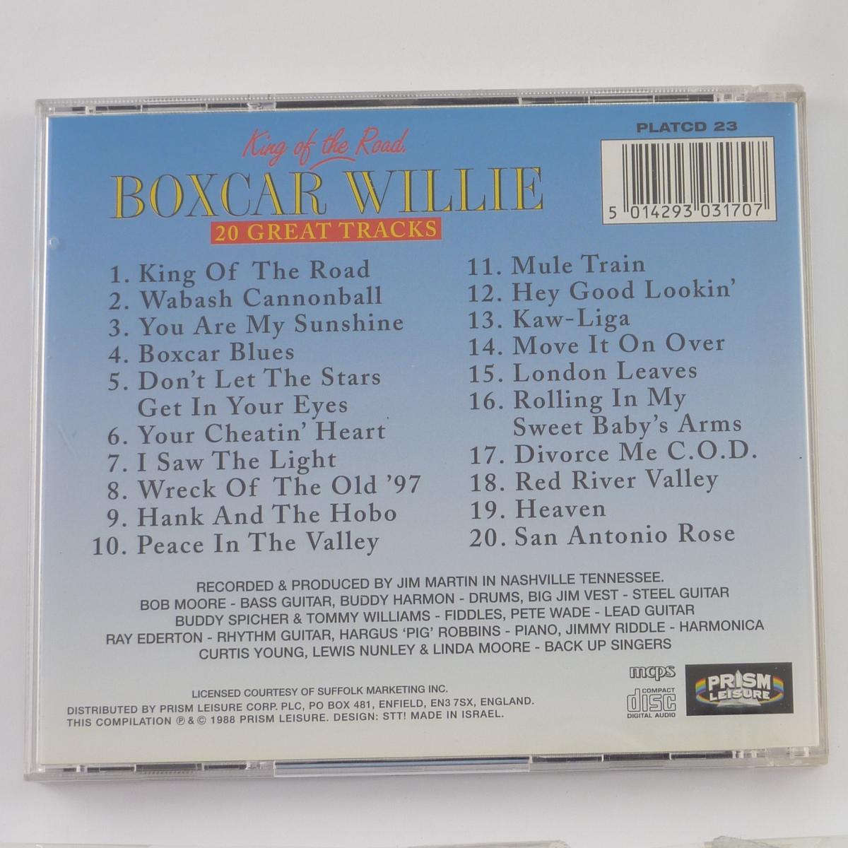 Boxcar Willie King Of The Road CD Compilation Reissue