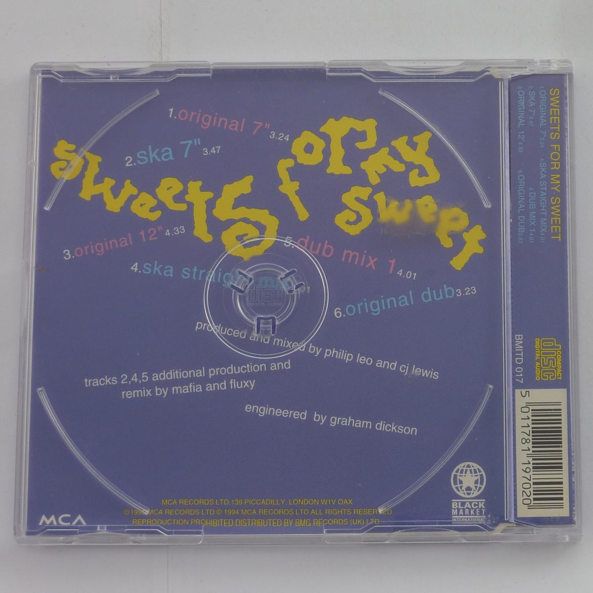 CJ Lewis Sweets For My Sweet CD Single