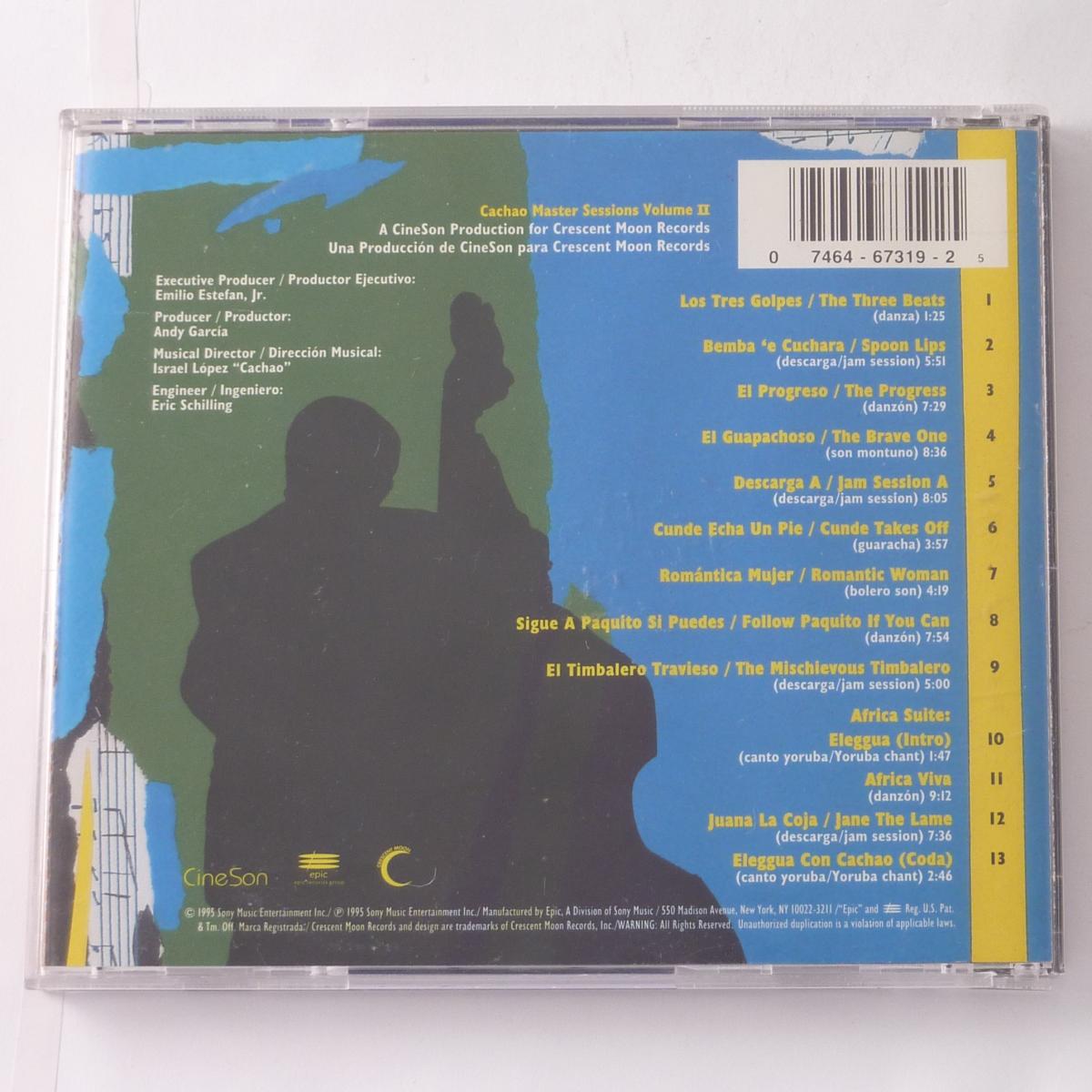 Cachao Master Sessions Volume II CD Album