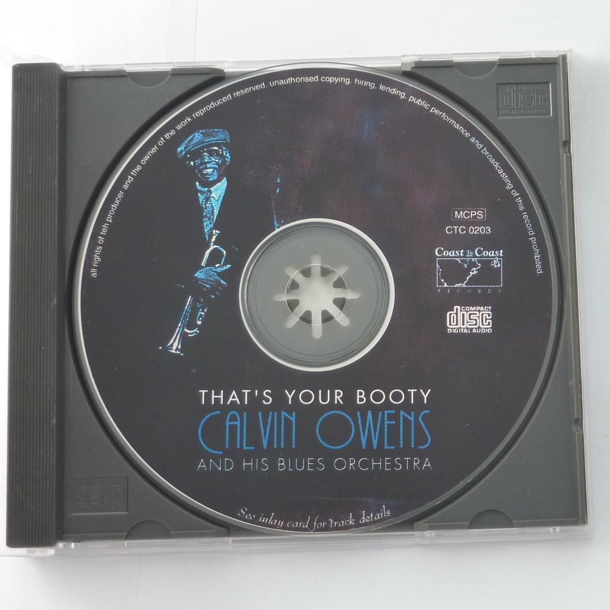 Calvin Owens And His Blues Orchestra That's Your Booty CD Album