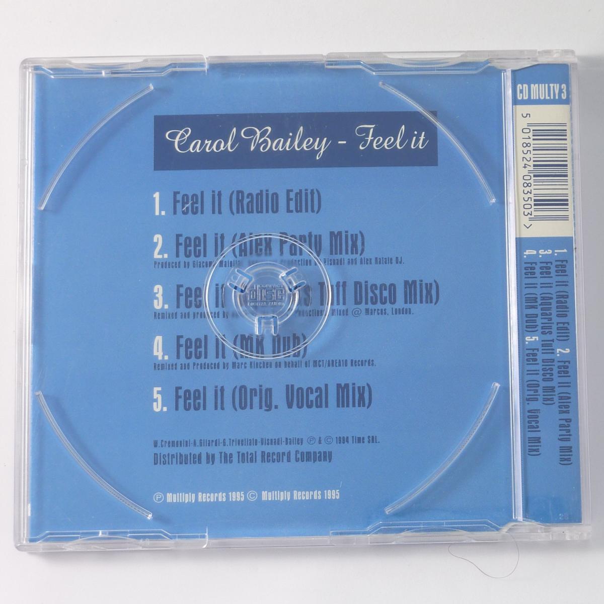 Carol Bailey Feel It CD Single