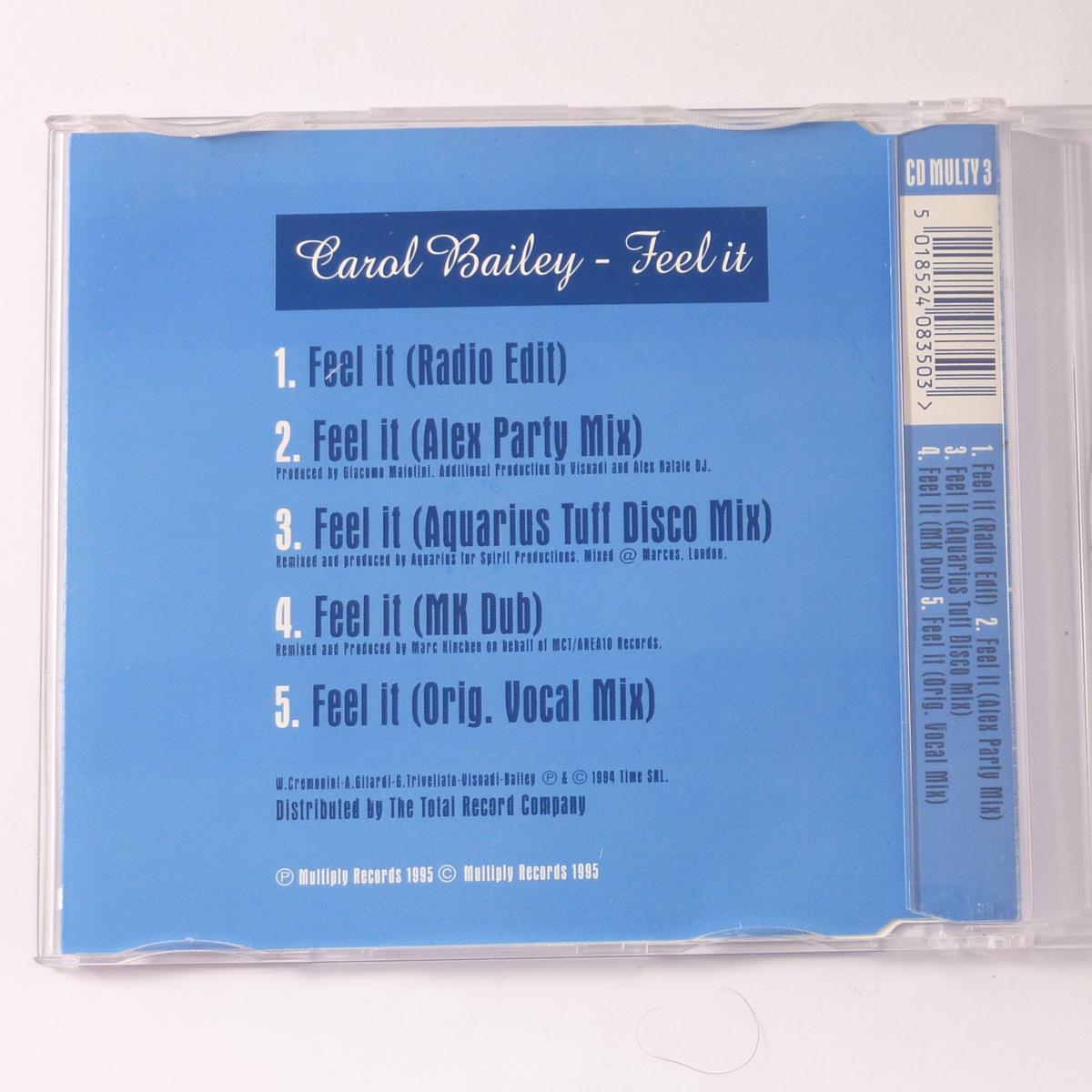Carol Bailey Feel It CD Single