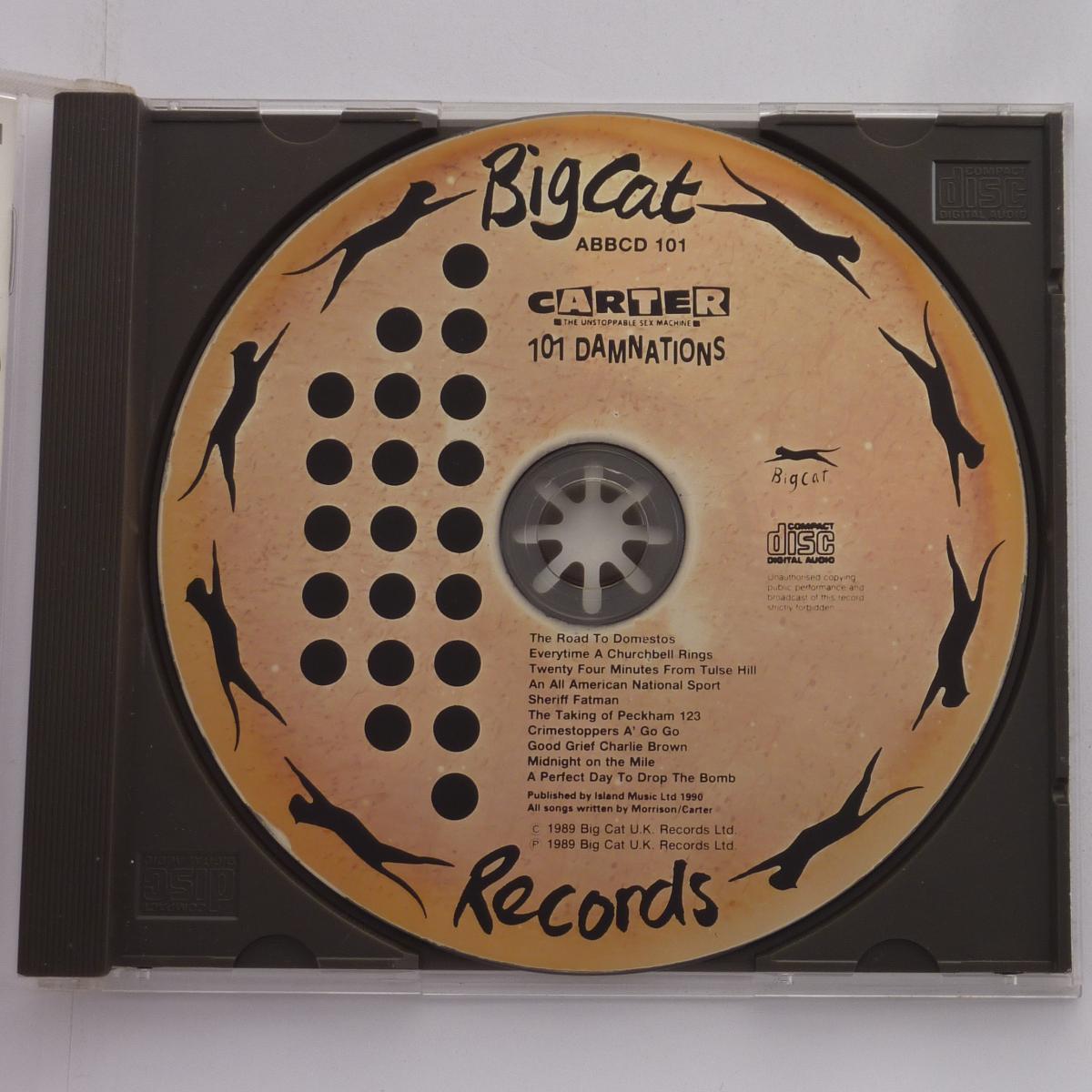 Carter The Unstoppable Sex Machine 101 Damnations CD Album