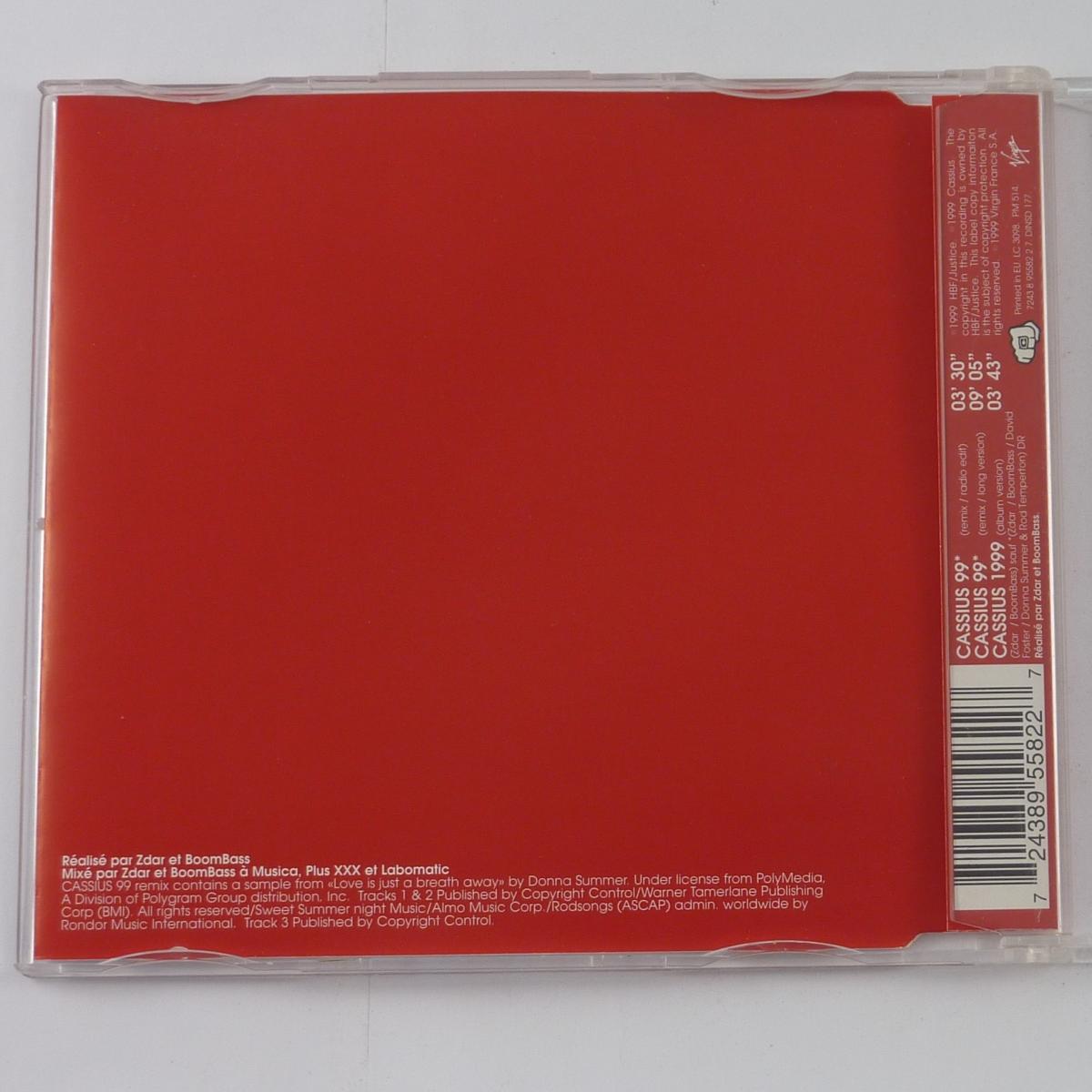 Cassius Cassius 1999 CD Single