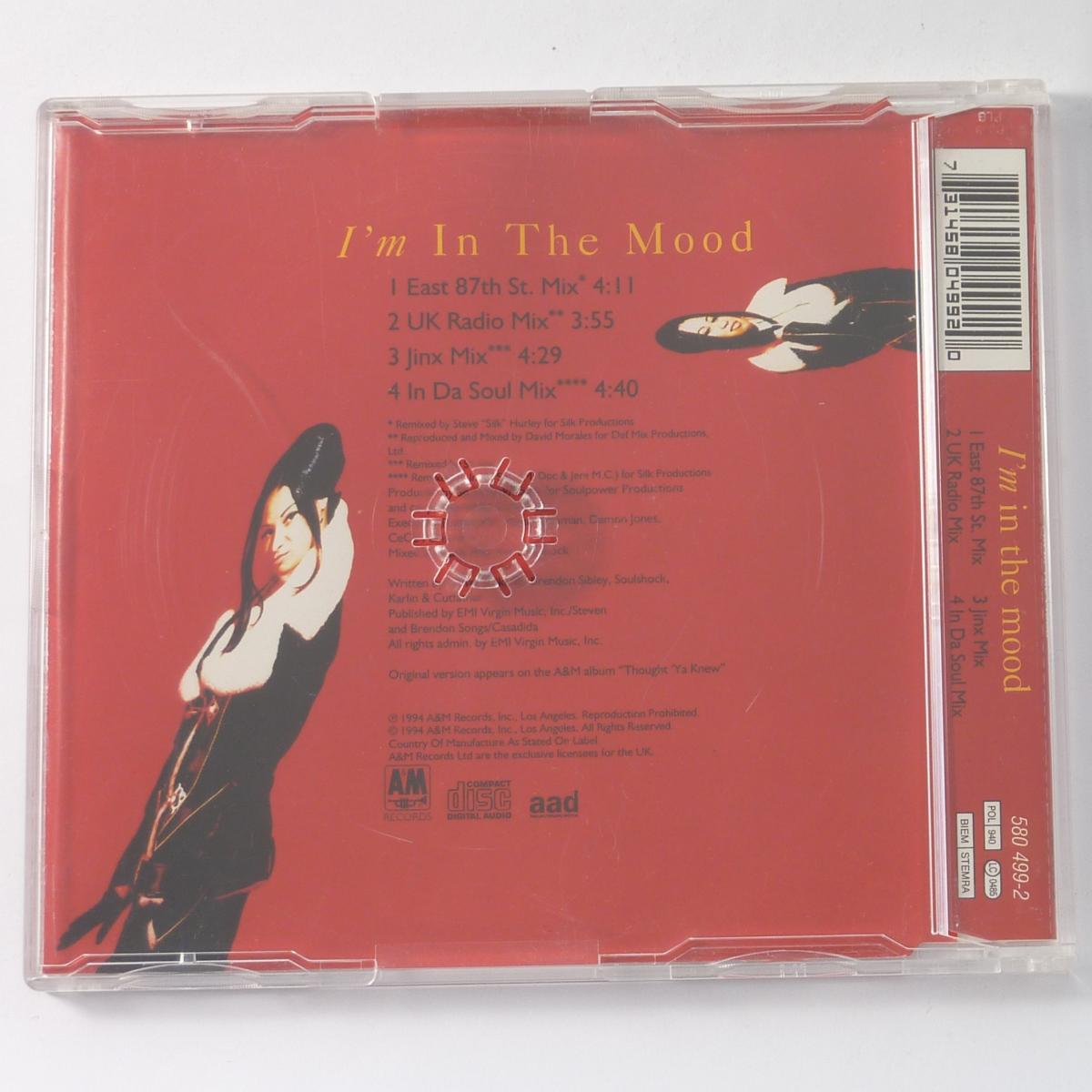 CeCe Peniston I'm In The Mood CD Single