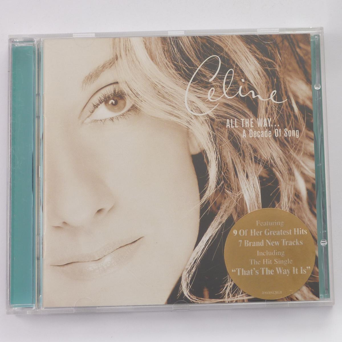 Celine Dion All The Way... A Decade Of Song CD Compilation