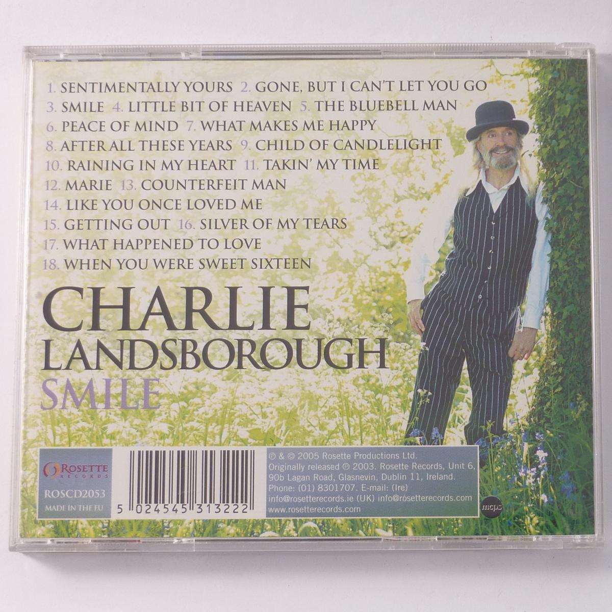Charlie Landsborough Smile CD Album