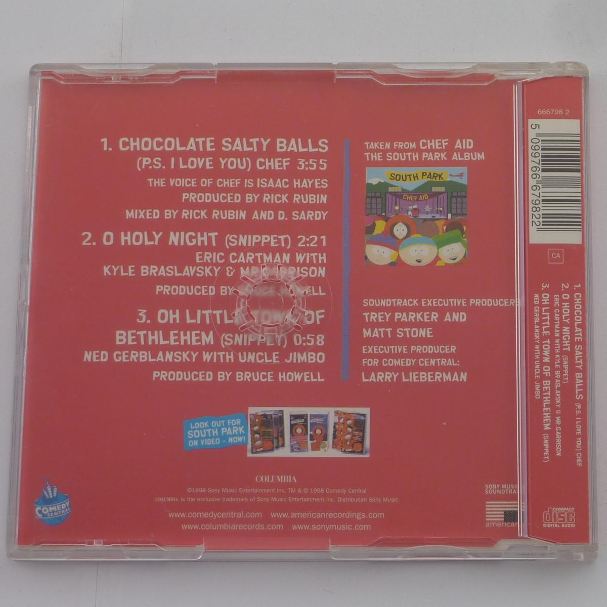 Chef Chocolate Salty Balls CD Single Stereo