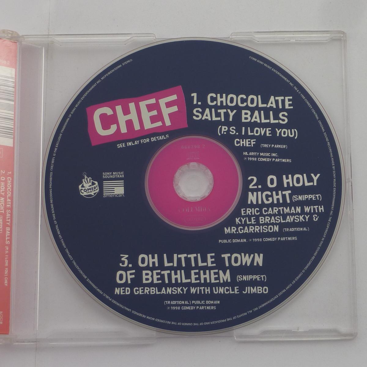 Chef Chocolate Salty Balls CD Single Stereo