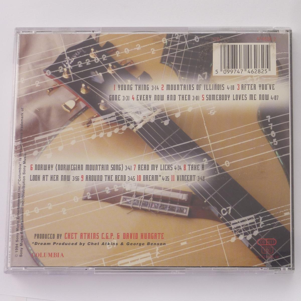 Chet Atkins, C.G.P. Read My Licks CD Album