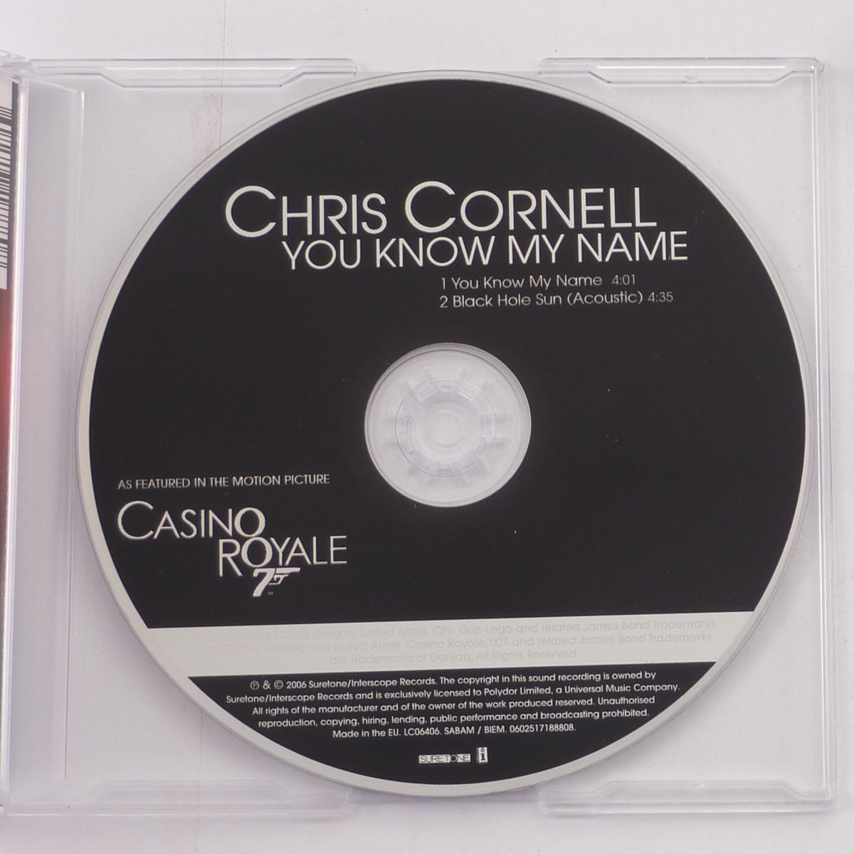 Chris Cornell You Know My Name CD Single