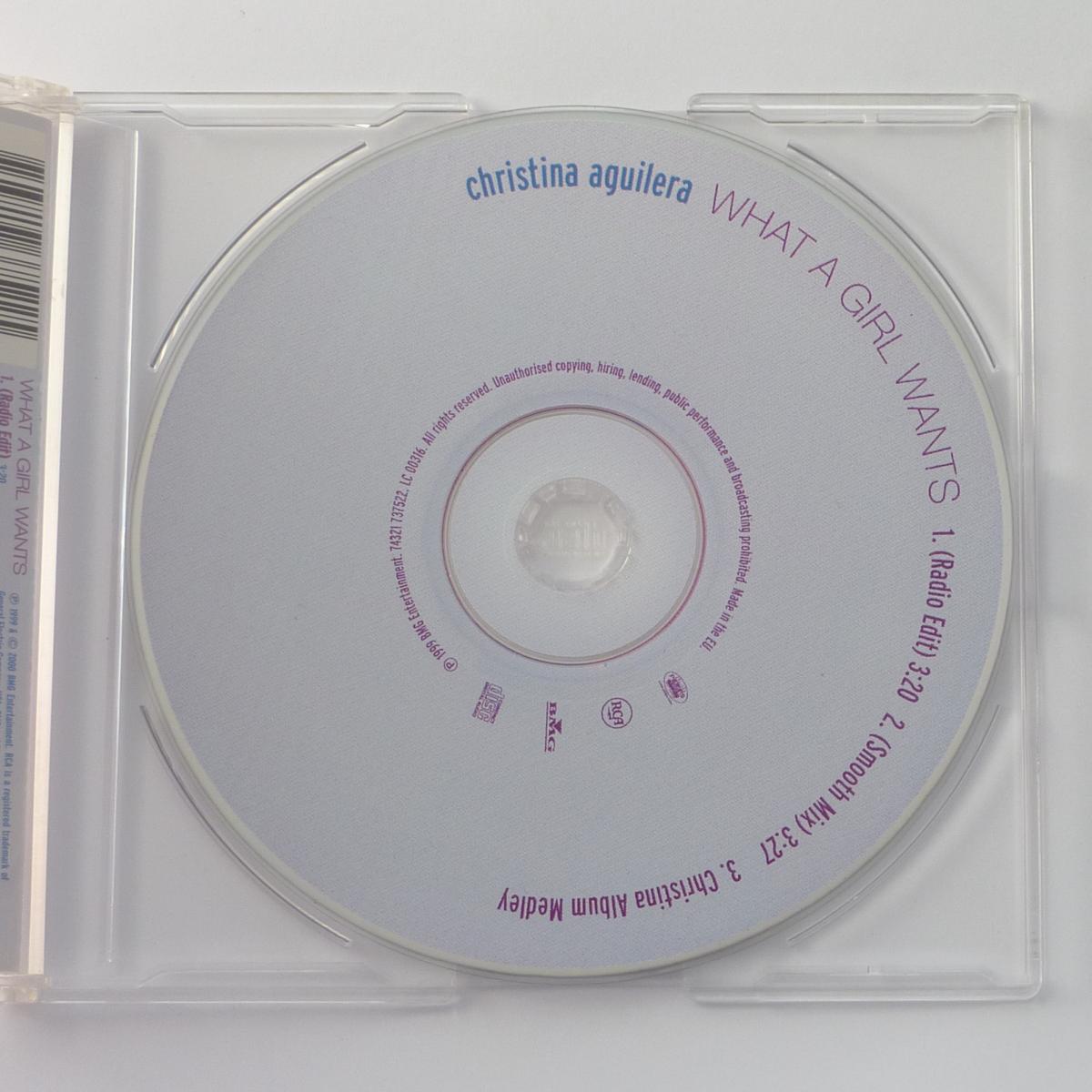 Christina Aguilera What A Girl Wants CD Single CD1