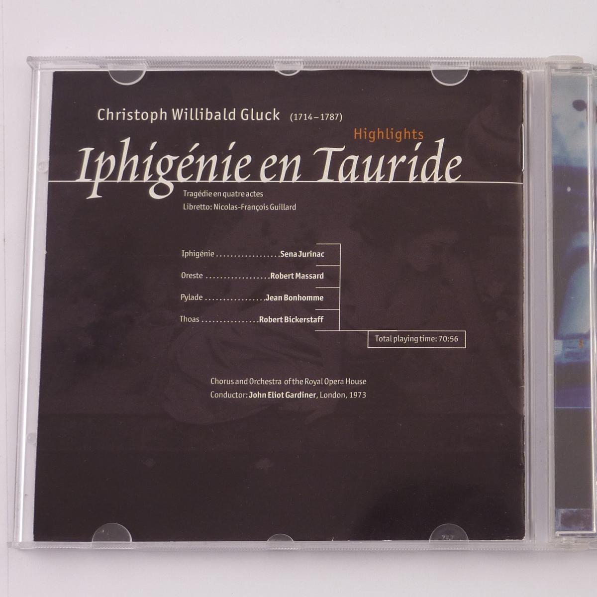 Christoph Willibald Gluck, Chorus And Orchestra Of The Royal Opera House, John Eliot Gardiner Iphigénie En Tauride (Highlights) CD